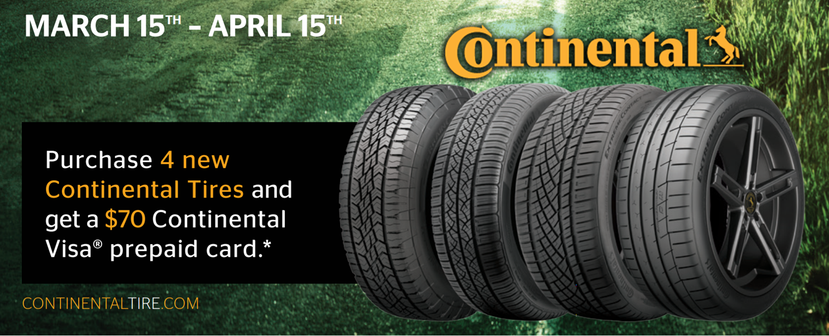 Continental Tires 70 Rebate Form